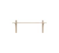 Swedese Levi 90 Shelf Small Aluminum/ White Pigmented Oak