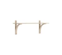 Swedese Levi 90 Shelf Small Brass/ White Pigmented Oak