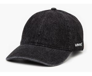 Levi Mens Esential Adjustable Curve Denim Jeans Black Cap