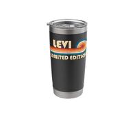 LEVI Retro 70s 80s Sunset Stripe Stainless Steel Insulated Tumbler