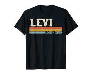 LEVI Retro Vintage Men Kids Boys First Name T-Shirt