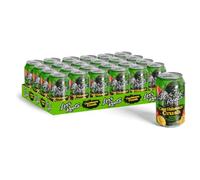 Levi Roots Caribbean Crush - Sparkling Fruit Juice Drink - Grapefruit, Mango & Pineapple - 24 x 330ml Cans - Vegetarian - Tropical Flavour - Party & Vending Pack