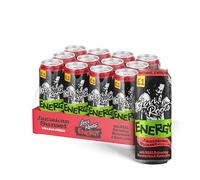 Levi Roots Jamaican Sunset Carbonated Watermelon and Guava Flavoured Energy Drinks 500ml (case of 12)