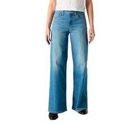 Levi's Damen 318 Shaping Wide Leg Jeans, Cool Satisfaction, 29 W/30 L