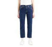 Levi's Women's 501 Crop Jeans, Salsa Stonewash, 28W / 30L