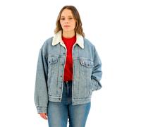 90's Sherpa-Lined Trucker Jacket Morning Sunlight