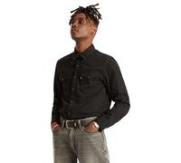 Marble Black Denim Rinse Barstow Western Standard Shirt Black M