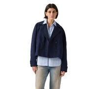 Levi´s ® Bree Swing Cropped Trench Coat Blue XS Woman