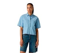 Levi's Harlie Short Sleeve Cropped Shirt size XS | Button-Down Shirts Outlet | Women XS