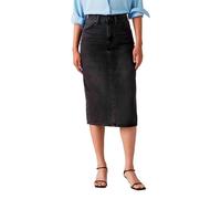 Levi´s ® Hr Back Slit Denim Skirt Black 24 Woman