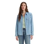 Levi´s ® Iconic Western Long Sleeve Shirt Blue S Woman