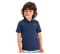 Levi´s ® Kids Back Neck Tape Short Sleeve Polo Blue 6 Years Boy