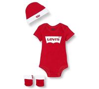 Levi´s ® Kids Batwing Short Sleeve Body Red 0-6 Months Kids