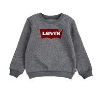 Levi's Kids Batwing Crewneck Sweatshirt Baby Boys, Grey Heather, 6 Months