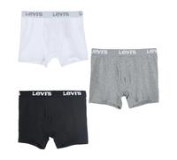 Levi's Kids Boy's Lhb Levis 3pk Boxer Brief 9l0311 Underwear, White, M UK