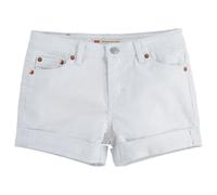 Levi's Kids Girlfriend Shorty Short Girls, White, 16 Years