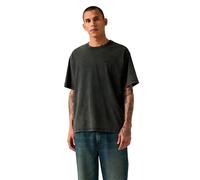 Red Tab Vintage Tee Weathered Finish Jet