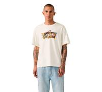 Levi's Herren Ss Relaxed Fit Tee T-Shirt, Cowboy Bw Fill Egret, Large