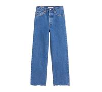 Levi's Ribcage Straight Ankle Medium Indigo Jean, Blue, Size 27, Inside Leg 29, Women Blue