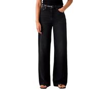 Levi's Women's Ribcage Wide Leg H223 Pants, None Your Business, 30W / 30L