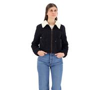 Levi´s ® T3 Retro Sherpa Trucker Denim Jacket Black S Women