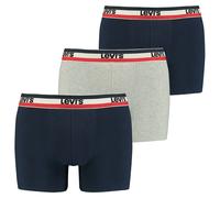 Levi´s Underwear Logo Boxer 3 Units Blue,Black,Grey S Man
