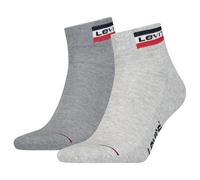 Levi´s Underwear Mid Cut Sportswear Logo Quarter Short Socks 2 Pairs