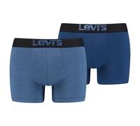 Levi´s Underwear Optical Illusion Organic Cotton Slip Boxer 2 Units Blue M Man