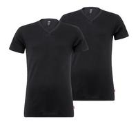 LEVIS Men's T-Shirt, Jet Black, XXL (Pack of 2)