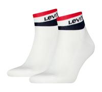 Levi's Quarter Socks, Blue/White/Red, 35/38