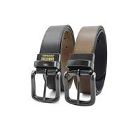 Levi Strauss Signature - Premium Leather Reversible Belt for Men for Jeans, Work, Dress & Casual pants | Cinturon Para Hombre, Black / Brown / Black Buckle, 40