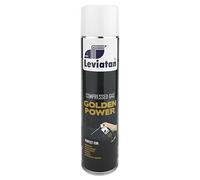 LEVIATAN Golden Power Compressed Air Spray | 600 ml | Compressed Air Purifier | Perfect for Keyboard and Computer Cleaning | Very Convenient