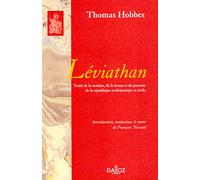 Léviathan - 1re traduction française de l'anglais: Traité de la matière, de la forme et du pouvoir de la république ecclésiastique et civile