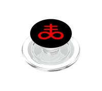 Leviathan Cross Black Sulfur Symbol Occult Magic Satanic PopSockets PopGrip for MagSafe