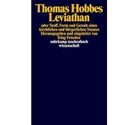 Leviathan.: Oder Stoff, Form und Gewalt eines k, Hobbes.
