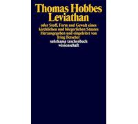 Leviathan.: Oder Stoff, Form und Gewalt eines k, Hobbes Paperback.