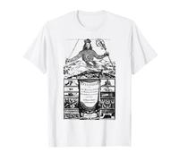 Leviathan Thomas Hobbes Vintage Title Page Book Cover T-Shirt