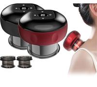 Levide Cupping,Smart Cupping Therapy Massager,5-in-1 Adjustable 12 Levels Levide Smart Cupping Massager,Relieves Neck Shoulder Back Aches,Enhance Blood Circulation (Black+Red)