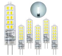 Levidon 2W G4 LED Bulbs Daylight White 6500K 270LM, Replacement for 30W Halogen Bulb, Non-Flicker 12V, Energy Saving G4 Capsule Light Bulbs, Non-Dimmable, 6 Pack