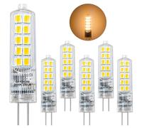 Levidon 2W G4 LED Bulbs Warm White 3000K 250LM, Replacement 30W Halogen Bulb, Non-Flicker 12V, Energy Saving G4 Capsule Light Bulbs, Non-Dimmable, 6 Pack