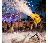 levigationlu Portable Foam Machin. 20m³/Min Foam Cannon Bubble Machine for Parties, 3-5m Spray Distance and up to 80㎡ Coverage, For Adults Water Party Pool Backyard Birthday Events