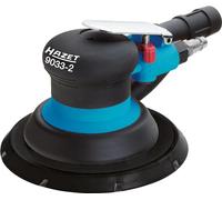 Levigatrice ad orbita casuale HAZET 9033-2, inclusa di tubo di aspirazione, sacchetto di raccolta e disco di levigatura con foro a 15 fori, altezza complessiva ridotta e alloggiamento leggero
