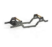 Levigo RC Carbon Fibre Adjustable Frame Rails Chassis Frame Beam for Traxxas 1/18 TRX4M Defender, RC Upgrade Parts Chassis Beam Frame Girder