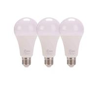 Levin LED Bulb 15W E27 6500K Cool White - High Lumen Energy Savin LED Light Bulb with Edison Screw Fitting - 20,000h Long Life, Instant Brightness, No Flicker, Anti-Glare, A+ Efficiency, Pack of 3
