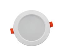 Levin LED Downlight Ceiling 12W Ultra Slim Recessed Ceiling Lights - Pack of 1 | Fixed Round White Panel Lights Warm White 3000K | Energy Efficient Spotlights | Mains Powered Indoor Down Lights