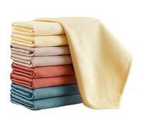 LEVINE cleaning cloth,Reusable Cleaning Cloths,10-Pack Microfiber Fish Scale Cleaning Cloths,For Kitchen/bathroom/office,Super Absorbent And Easy To Clean (Color:10pcs,Size:30x30cm)