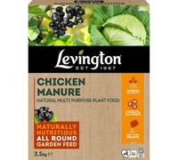 Levington Chicken Manure Multi Purpose Plant Food 3.5kg | Natural Soil Fertility Booster for Flowers Fruit & Vegetables | Organic Based Nutrient Pellets for All Round Garden Use | 3.5kg Pack