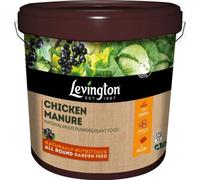 Levington Chicken Manure Multi Purpose Plant Food Organic Fertiliser For Flowers Vegetables And Trees Npk 2-2-2 9Kg
