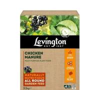 Levington Chicken Manure - Organic Fertiliser for Flowers, Vegetables & Fruit Plants - Improves Soil Fertility and Plant Growth - Available in 3.5 kg / 9 kg (3.5kg)