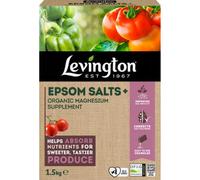 Levington Epsom Salts Organic Magnesium Supplement 1.5Kg Corrects Leaf Yellowing And Boosts Fruit And Vegetable Yield